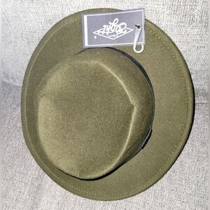 Olive Green Women's Fedora Hat